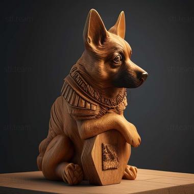 3D model Slovak cop dog (STL)